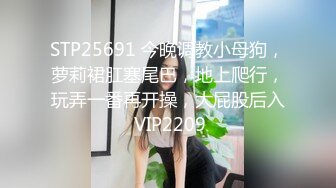 STP25691 今晚调教小母狗，萝莉裙肛塞尾巴，地上爬行，玩弄一番再开操，大屁股后入 VIP2209