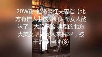 20W粉-推特网红夫妻档【北方有佳人】这少妇太有女人韵味了，大胆露脸 典型的北方大美女，竟找人来搞3P，被干的哇哇叫 (8)