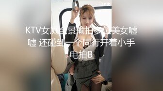 KTV女厕全景偷拍多位美女嘘嘘 还碰到一个同行开着小手电拍B