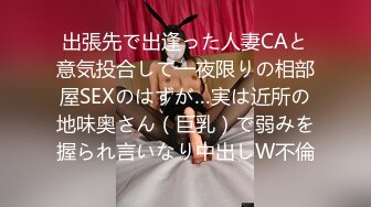 出張先で出逢った人妻CAと意気投合して一夜限りの相部屋SEXのはずが…実は近所の地味奥さん（巨乳）で弱みを握られ言いなり中出しW不倫